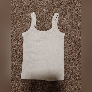 TNA light gray tank top
